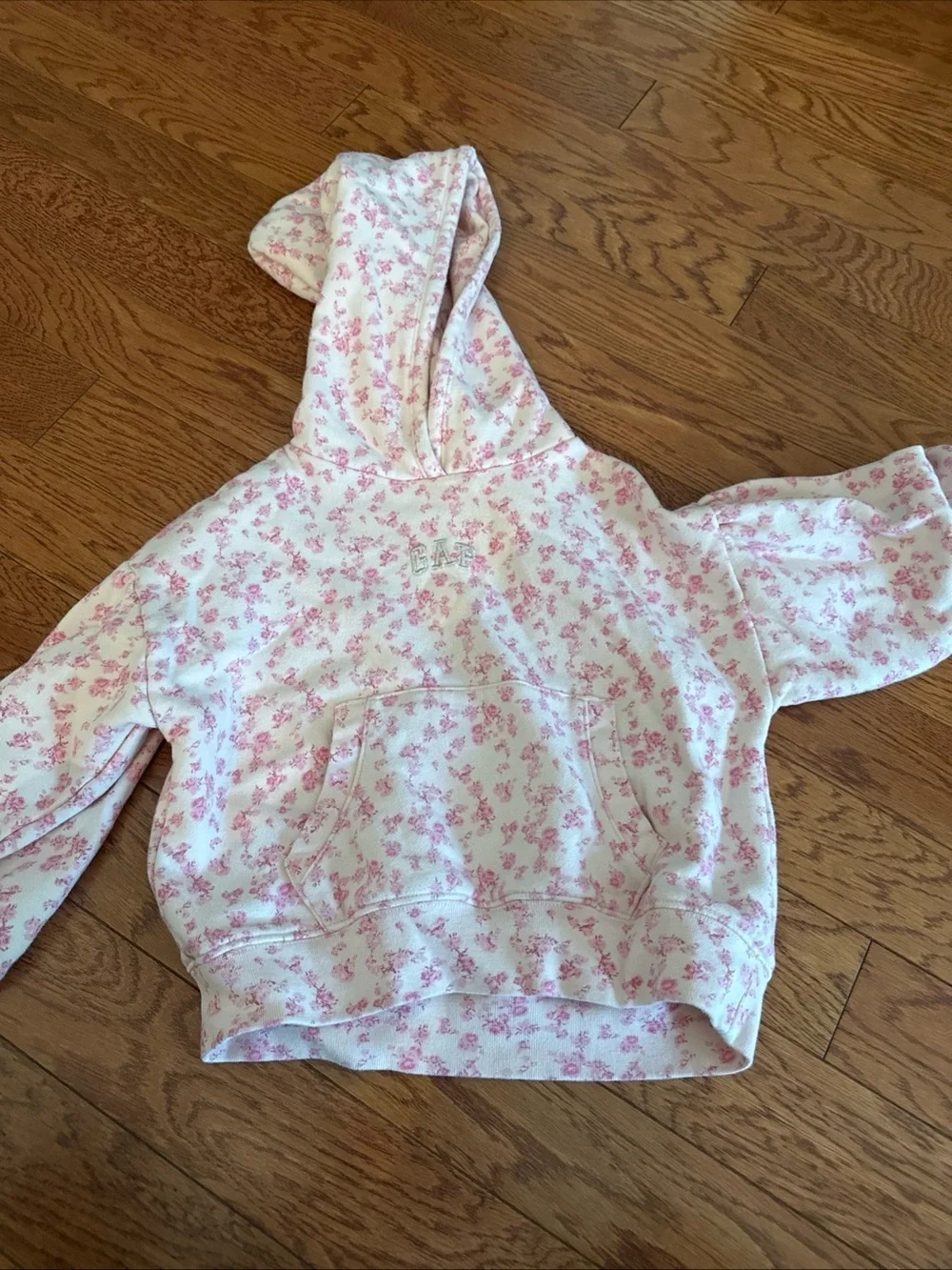 Toddler girls Gap x LoveShackFancy Pink and white Floral Set (XS)